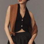 Anthropologie NWT Maeve Halter Cable Sweater Vest Photo 0