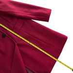 Gerard Darel Wool Double-Breasted Peacoat Red Pink Sz 42FR 10US Photo 14