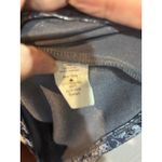 Occasion Crushed Velvet Short Sleeve Top Metallic Shimmer Casual Evening Small Gray Photo 3