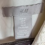 H&M  Boulce Tweed Short Sleeve Sheath Dress Ivory Shimmer Medium Photo 10