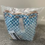 Dooney & Bourke Blue and White Checkered Shoulder Bag Photo 0