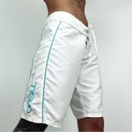 O'Neill Vintage Y2K O’Neill Women’s Long Boardshorts in White | Size S Photo 3