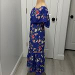 Lovers + Friends  Elouise Midi Dress Feeling Blue Floral Photo 4