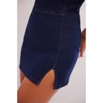 Free People NEW  x SER.O.YA Leighton Dress Denim Micro Mini Size Small Photo 3