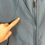 Champion Blue Full Zip Performance Water Resistant Long Coat Hood Women Medium Photo 3