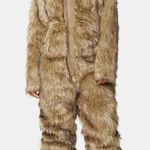 ONEPIECE NWOT Good Hair Day Brown Faux Photo 1