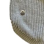 Lululemon Cabin Yogi Long Sleeve Heather Gray Pullover Ribbed Knit Sweater Top Photo 5