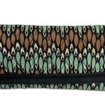 Vera Bradley Long Trifold Wallet Magnetic Closure Abstract Geo Pattern Photo 0