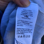 J.Crew  BABY BLUE MERINO WOOL 3/4 SLEEVE SWEATER Photo 3