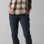 prAna Alfie Flannel Top Shirt Long Sleeve Button Up Down Photo 3