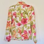 Dana Buchman  Floral 100% Silk unlined lightweight Blazer Photo 4