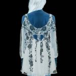 Free People  large Penny Lover Mini Dress in Raven Combo L Photo 2