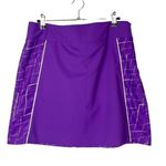 Adidas Purple Printed Climacool Golf Skort 10 Photo 0