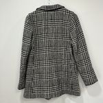 Talbots Women Coat 4 Houndstooth Wool Double Breasted Black Checkered Jacket NEW Photo 4