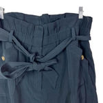 J.Crew Drapey Paper Bag Shorts Black Size 16 Photo 4