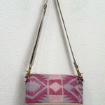 RAIS CASE Vida Wool Aztec Boho Convertible Fanny Pack Crossbody Bag Pink Photo 5