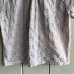 Madewell  Garment Dyed Checkerboard Button Up Shirt Short Sleeve Lavender Size XS Photo 7