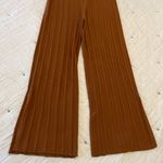 ASCOT + HART Josie Rib Knit Wide Leg Crop Sweater Pant Size M Orange Size M Photo 6