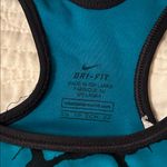 Nike  Pro Women's Teal and Black Sports Bra Photo 2