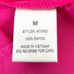 NEW Cloud & Sky Womens M Vibrant‎ Bright Pink Mini Dress Square Neck Summer Size M Photo 6