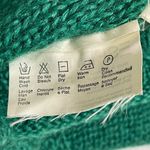 Esprit Vintage Cable Knit Sweater Womens Large Oversized Green Mohair Wool Blend Photo 4