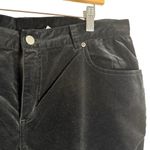 Chico's Chico’s Black Velvet Velour Boot Cut Mid Rise Pants Size 14 Photo 2