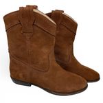 Frye  Blair Western Short Boots Pebbled Leather Rare Country, Americana sz6 Photo 0