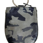Kim White Women's Round Chain‎ Camouflage Gray Coin Purse Photo 0