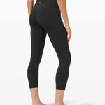 Lululemon  size 8 Align crop 23” High-Waisted black Leggings Photo 1
