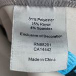 Mondetta  Gray Floral Tie Dye Active Full Zip Hoodie Photo 3