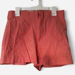 ZARA  Women’s Orange Gingham Coords High Waist Short Photo 3