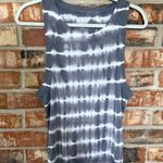 Aerie  White and Gray Tie-Dye Sleeveless Tank Top Photo 0
