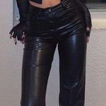 Aritzia Milena Leather Pant Black Photo 2