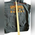 Vintage 90s Minnesota Gophers Hockey Hoodie Black‎ Unisex M Pullover Black Size M Photo 8