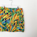 [Loudmouth] Jungle Bogey Geometric Mini Skort Golf Tennis Built In Shorts Sz 14 Green Photo 7