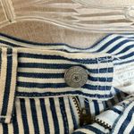 Faded Glory  Blue and White Flat Front Shorts 4 Photo 1