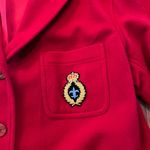 EXPRESS Womens Cashmere/Wool Red Blazer Jacket large Photo 1