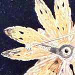 CORO Corocraft Vinatge Gold Tone Filigree Flower Brooch Photo 3