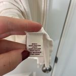 EUC women’s‎ cream lace embroidered neck cutout back long sleeve lightweight top Size M Photo 3