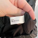 Gap Long Sleeve Scoop Neck Blouse Black Metallic Photo 9