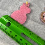 Bridal Party Beaded "Team Bride" Statement Earrings Wedding Pierced Post Pink Photo 6