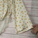 Free People Forties Feels Daisy Print Bell-Sleeve Floral Bodysuit Photo 9