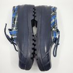 Sperry Womens Heron Waterproof Duck Shoes 9775859 Navy Blue Plaid Slip On Size 8 Photo 9