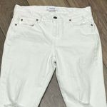 Pistola  Mason Slim Boyfriend Jeans Women’s 27 White Ivory Distressed Mid Rise Photo 11