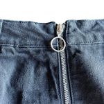 Highway Jeans Vintage 90s  Black Mini Skirt Women's 11/12‎ Retro Zip Up Y2K Photo 1