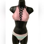 Victoria's Secret  & damsel Zumiez Multicolored Bikini WORN ONCE Photo 2