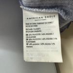 American Eagle Blue Short Sleeve Ribbed Crop Top Women's Small Photo 1