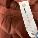 Anthropologie Daily Practice Women’s Mollie Tunic Dress Terracotta Size Large Photo 3
