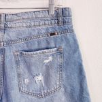 Kancan Distressed Denim Blue Jean Shorts Size 28 Photo 5