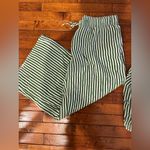 LAKE Women’s Striped Green Pajama Set Size Large Photo 2